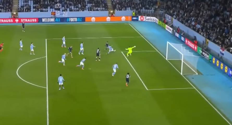 VIDEO Ovako je Cardoso Varela pogodio za bod Dinama u 96.! Je li dinamovac bio u zaleđu?