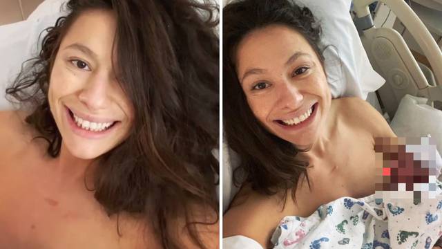 Hrvatska manekenka Jasmina Hdagha rodila je prvo dijete