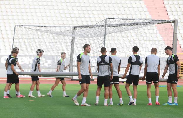 Split:  MŠK Žilina odradila trening na Poljudu