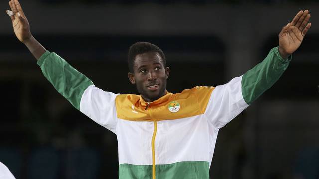 Taekwondo - Men's -80kg Victory Ceremony