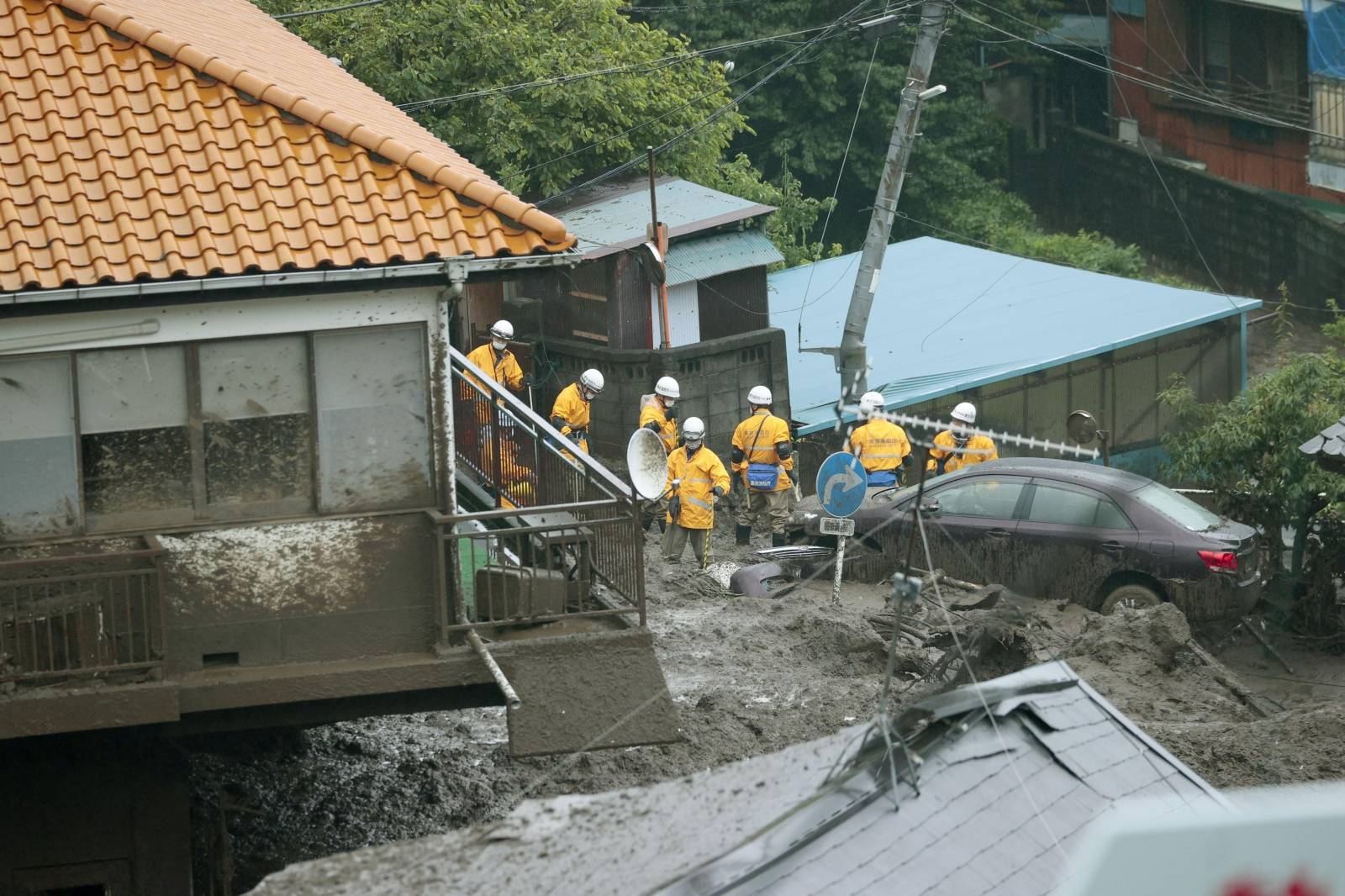 Mudslide in Atami