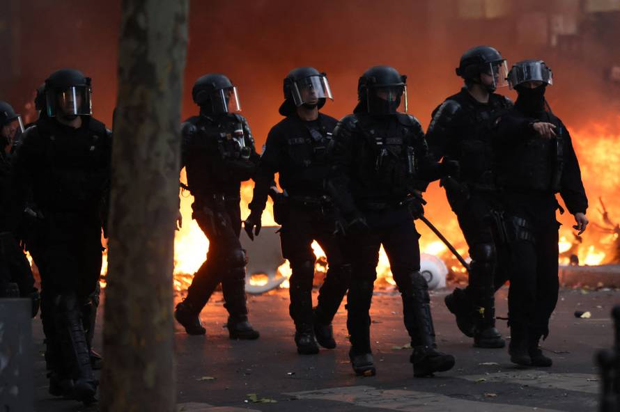 Nationwide protests in France against the cost of living
