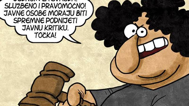 Nik Titanik oslobođen optužbi za uvredu i klevetu bivšeg čelnika Dinama karikaturom