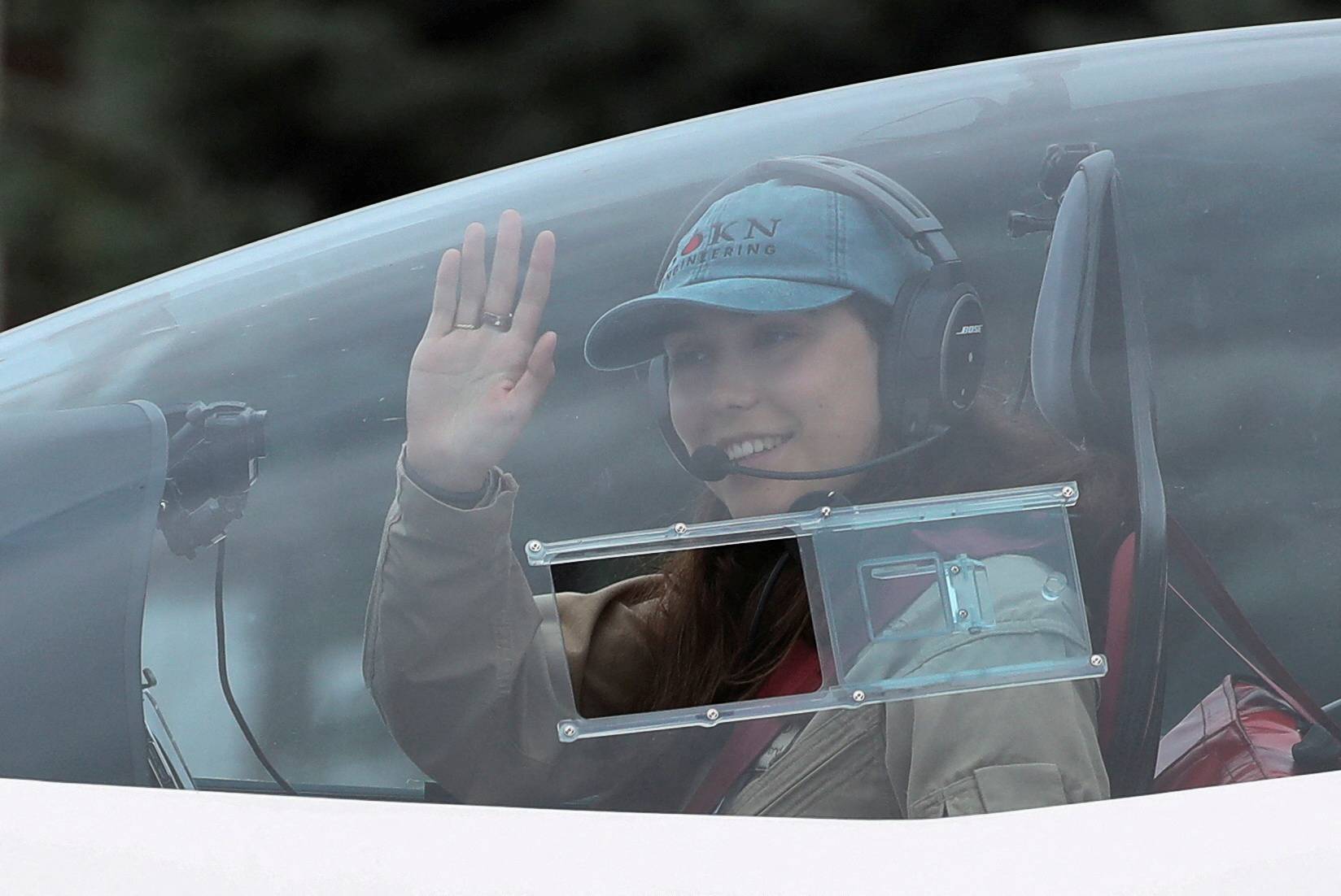 FILE PHOTO: Belgian-British pilot Zara Rutherford aims to set aviation record, in Wevelgem