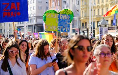 FOTO Povorka ponosa u subotu je prošetala centrom Zagreba