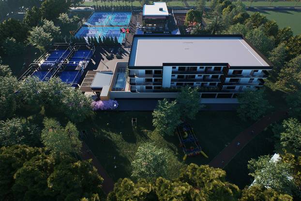 FOTO Hrvatski olimpijac gradi spektakularni teniski centar s apartmanima i spa sadržajima