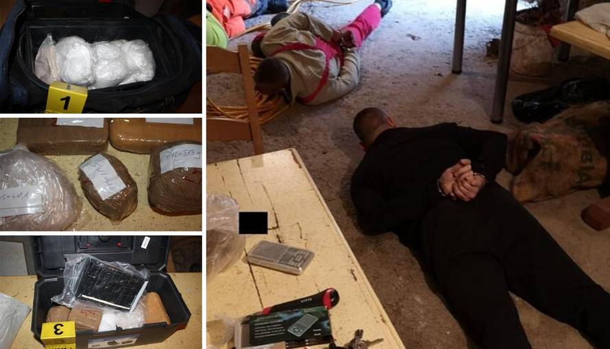 Luster i ekipa imali su gotovo 6 milijuna kuna droge za prodaju