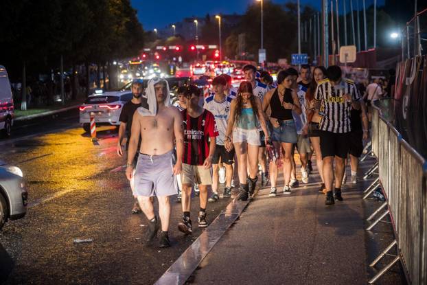 Split: Gužva nakon završetka Ultra Festivala