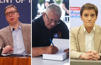 Vučić šalje sućut na engleskom, Brnabić negira genocid, a Šešelj slavi zločin sramotnom knjigom