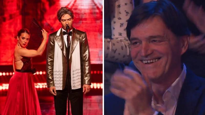 Slavko Juraga s ponosnom je pratio sina Lovru, a žiri mu se digao na noge: Rasplakao si me