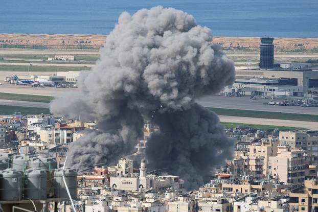 Escalation between Hezbollah and Israel, amid the U.S.-Israeli conflict with Iran, in Beirut