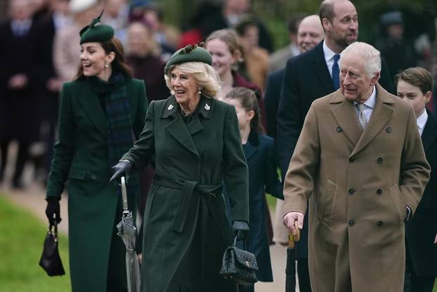 Royals attends Christmas Day Church service