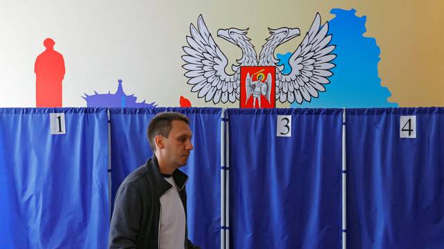 Local elections held by the Russian-installed authorities in Horlivka