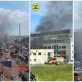 VIDEO Gusti dim u Zagrebu, gori tiskara na Trešnjevci: 'Vidio sam samo dim i vatrogasce'