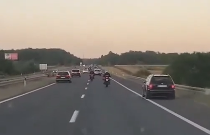 VIDEO Motociklisti pomagali napraviti koridor kako bi karlovačka hitna mogla proći