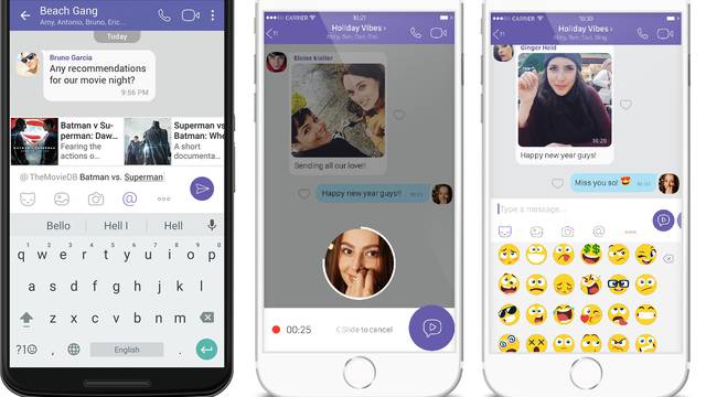 Viber uskoro pokreće instant video poruke i Chat ekstenzije