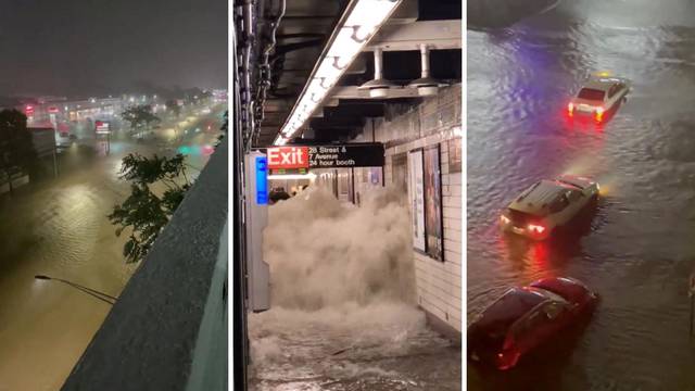 Povijesna kiša potopila New York, kaos u podzemnoj: Umrlo 15 ljudi, među njima i dječak