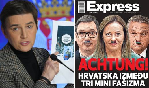 Pardon, Herr Vučić, bilo je namjerno: Brnabić podijelila naslovnicu našeg Expressa