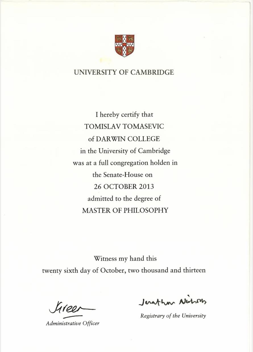 Tomašević odgovorio zastupnici: 'Istina je, nisam studirao na Oxfordu nego na Cambridgeu'