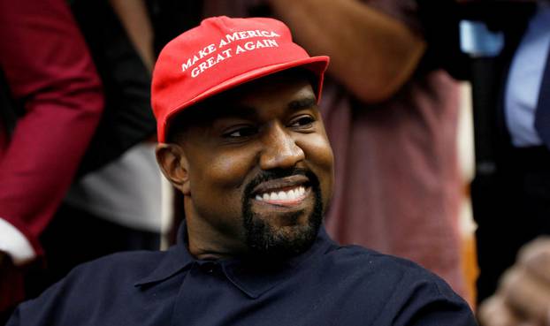 FILE PHOTO: Rapper Kanye West attends a meeting with U.S. President Trump at the White House in Washington