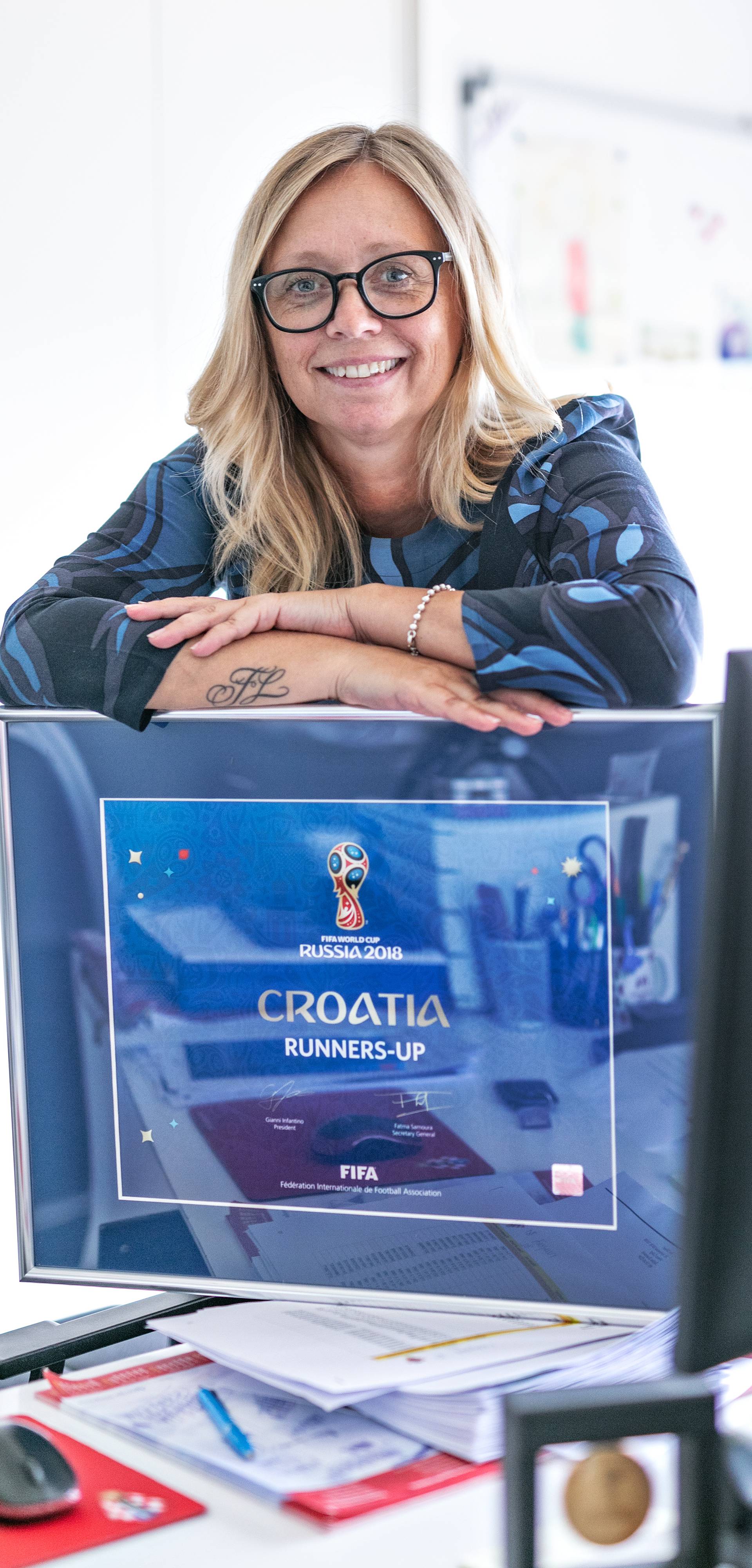 Zagreb: Iva Olivari, team menadžerica hrvatske nogometne reprezentacije