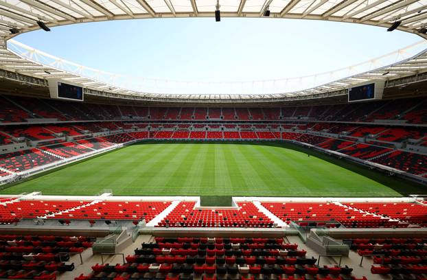 FILE PHOTO: General views of the Ahmad Bin Ali Stadium