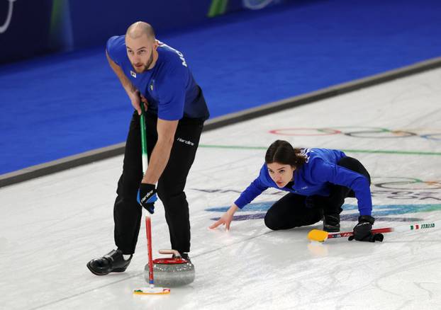 Curling - Mixed Doubles Round Robin Session 11 - Italy vs Czech Republic