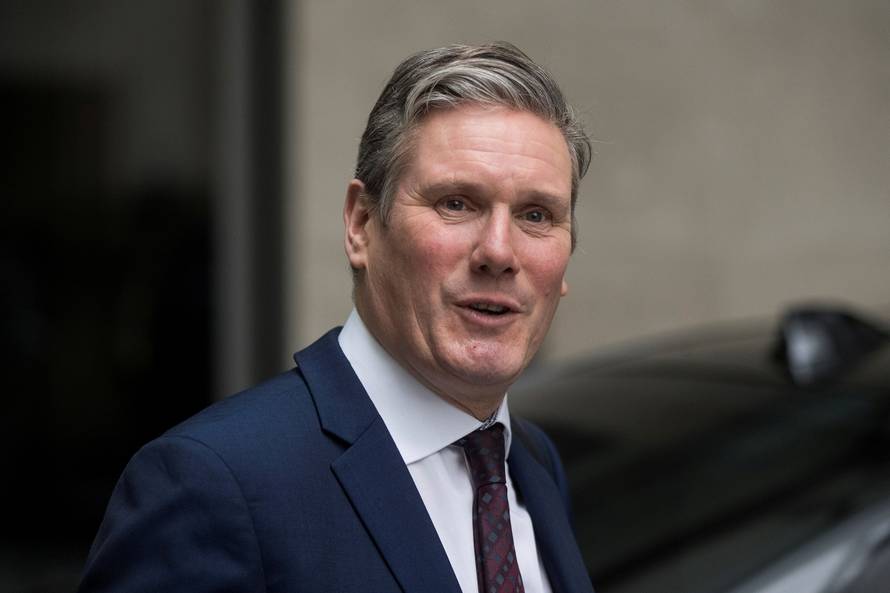 FILE PHOTO: Britain's opposition Labour Party Shadow Brexit Secretary Starmer leaves BBC HQ in London