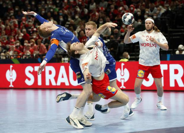 EHF 2022 Men's European Handball Championship - Main Round - Denmark v Iceland