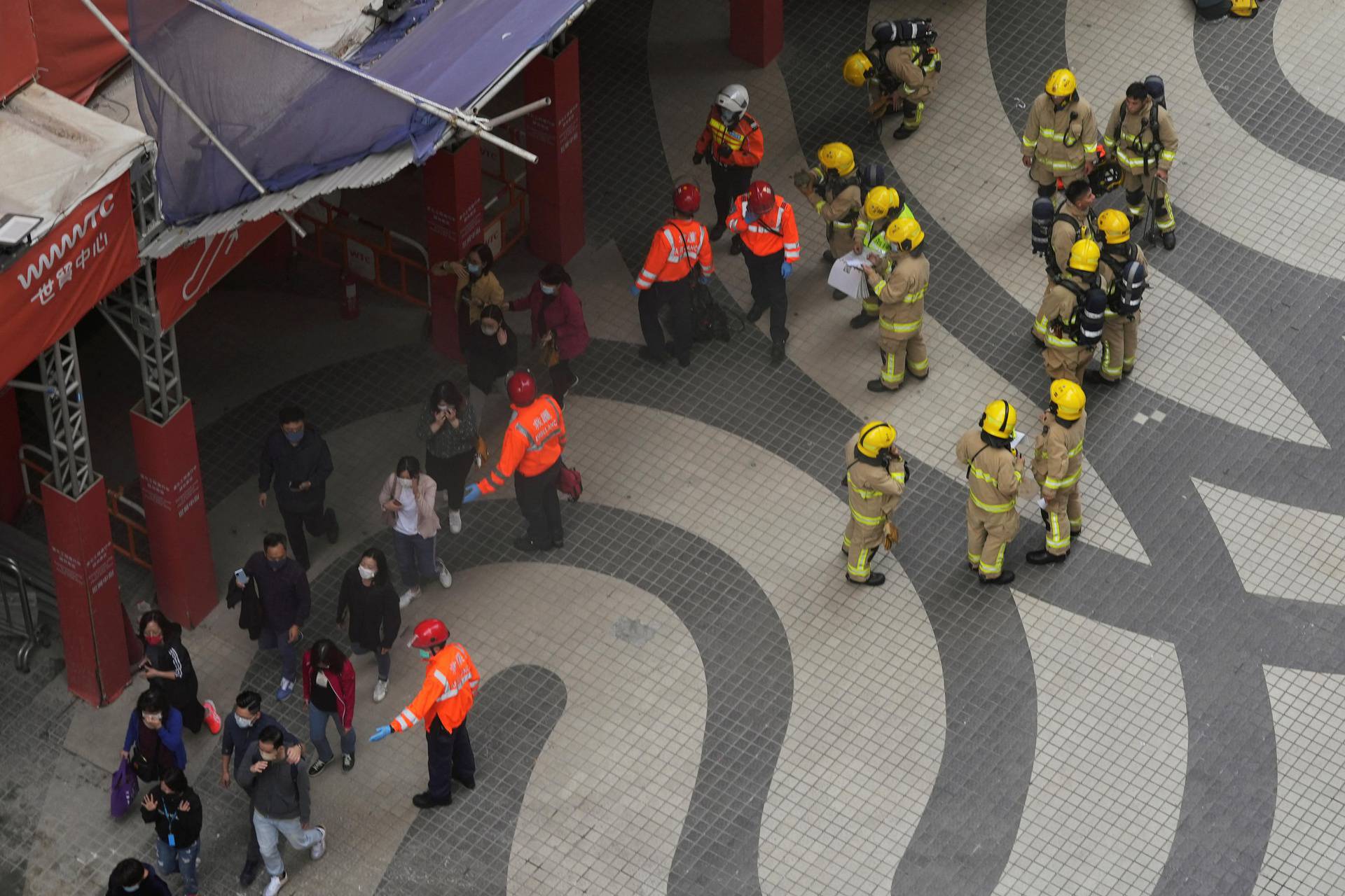 Fire breaks out at Hong Kong's World Trade centre