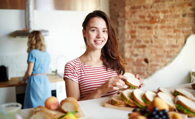 Woman cooking