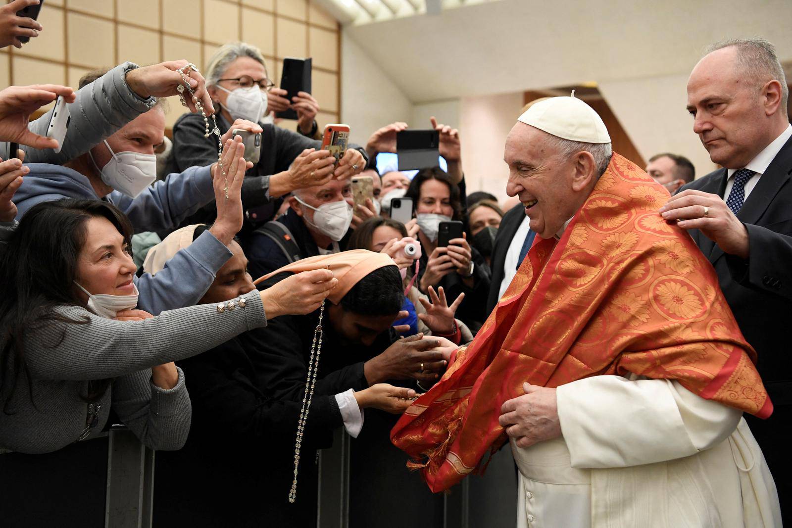 Pope Francis holds weekly audience at the Vatican