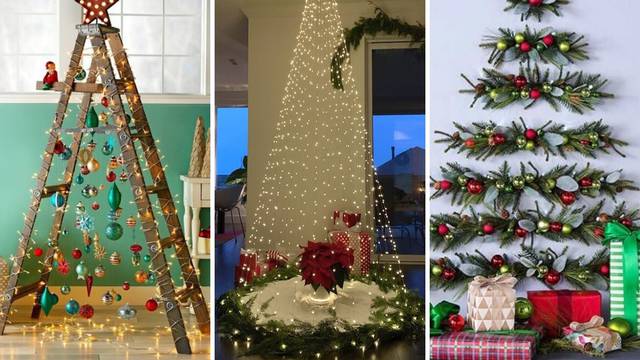 Božićno drvce koje to nije - provjerite 15 genijalnih ideja