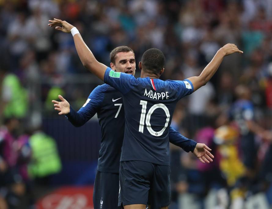 Moskva. Finale SP-a u nogometu , Francuska - Hrvatska 