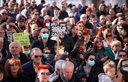 Splićani nose maske: 'Želimo stručnu sanaciju Karepovca'