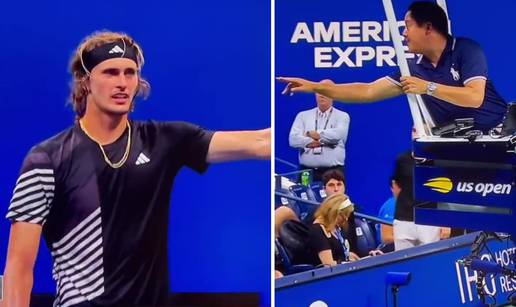 VIDEO Skandal na US Openu, Zverev se žalio: 'Netko uzvikuje najpoznatiju Hitlerovu parolu'