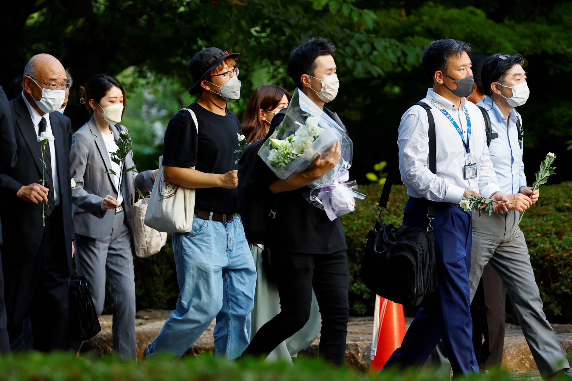 Vigil and funeral of late former Japanese Prime Minister Shinzo Abe inside Zojoji Temple, in Tokyo