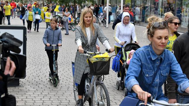 Zagreb: Proslava Europskog tjedna mobilnosti na Europskom trgu