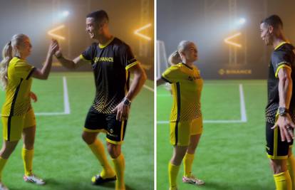 VIDEO Najljepša nogometašica svijeta Ana Maria Marković je snimila reklamu s Ronaldom