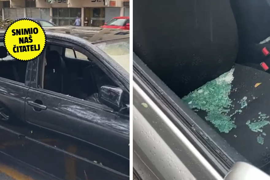 Split: Razbijena stakla na automobilima