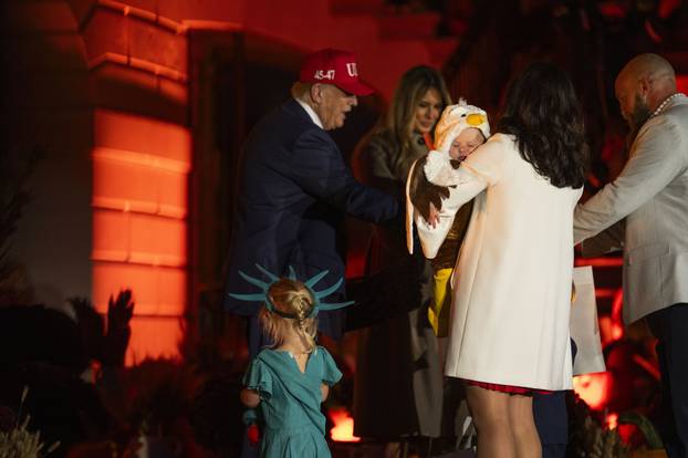 President Trump, First Lady Melania Trump Host White House Halloween Event