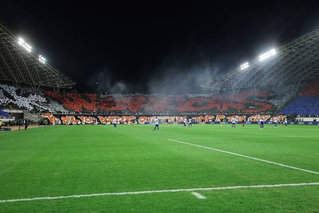 Atmosfera na Poljudu tijekom utakmice 1. kola Koferencijske lige između Hajduka i Ajaxa