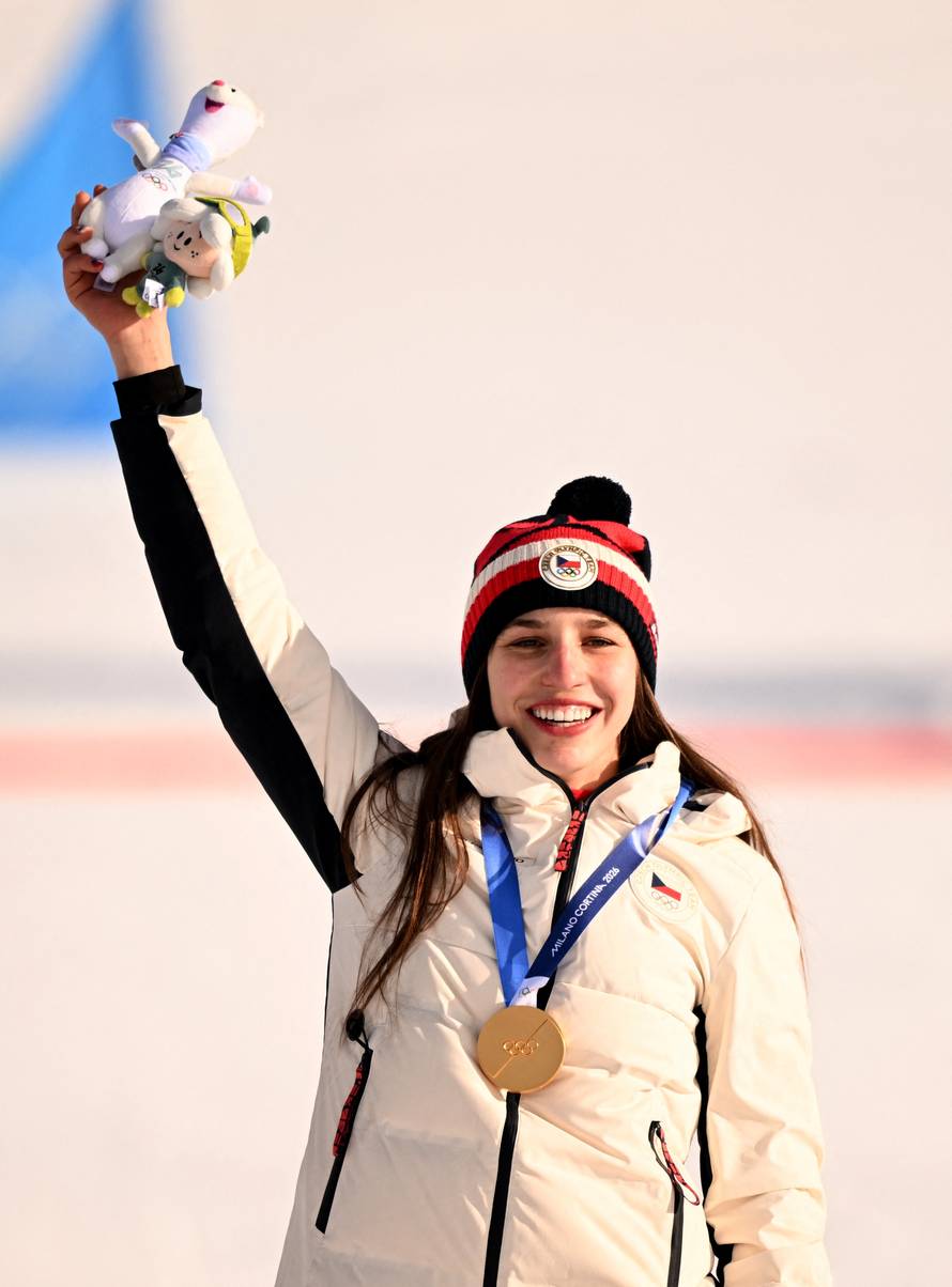 Snowboard - Women's Parallel Giant Slalom Victory Ceremony