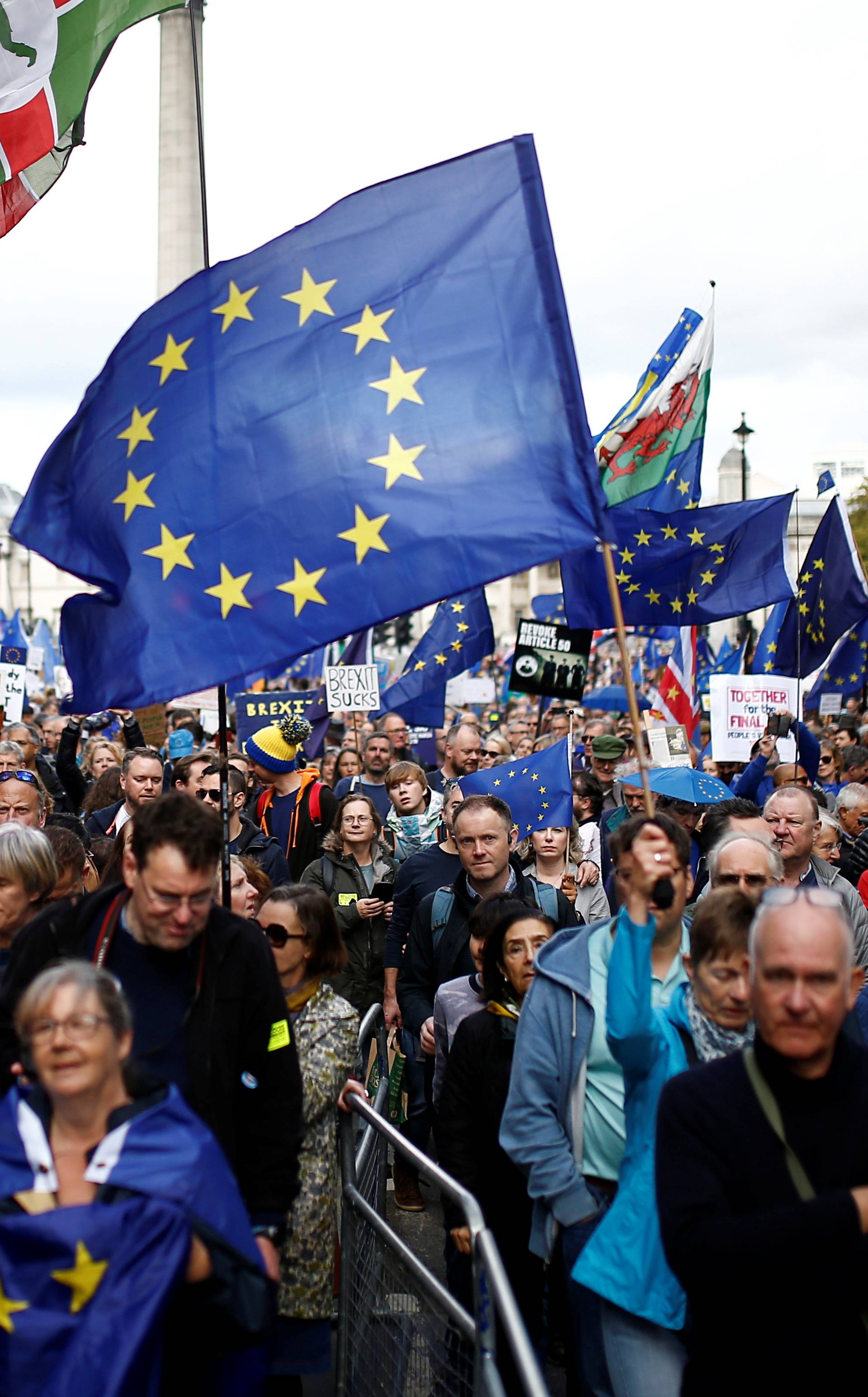 Desetine tisuća na ulicama Londona, žele novi referendum