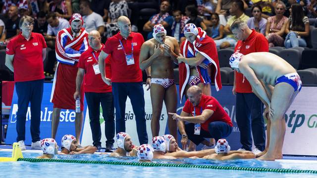 Europsko prvenstvo u vaterpolu za muškarce, četvrtfinale, Hrvatska - Gruzija