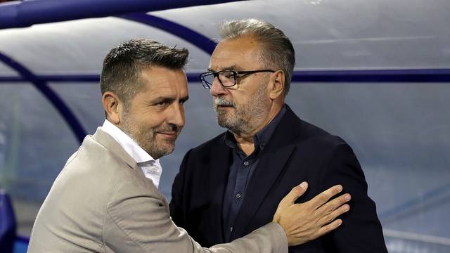 Ante Čačić i Nenad Bjelica pozdravili su se prije početka utakmice