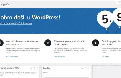 Kako kreirati svoju prvu WordPress stranicu?