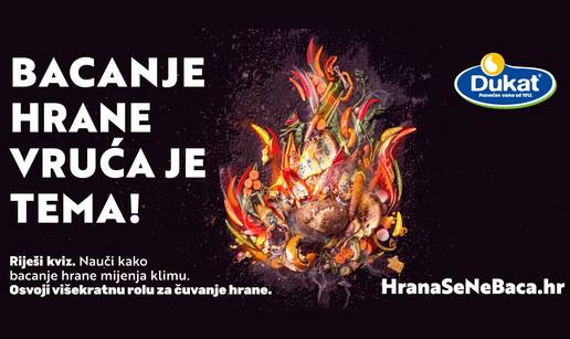 Bacanje hrane klimatski je problem. Dukat pokrenuo novi edukativni kviz za gra&dstrok;ane