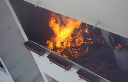 Nikoga nije bilo kod kuće: Buknuo požar na 5. katu 