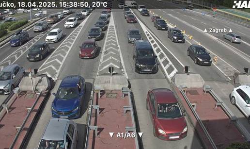 VIDEO Krkljanac pred blagdane: Kilometarske kolone i gužve na autocesti, pogledajte snimke